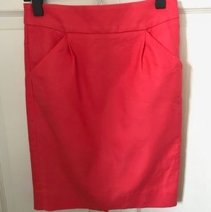 ⬇️ The Pencil Skirt by J. Crew in Red